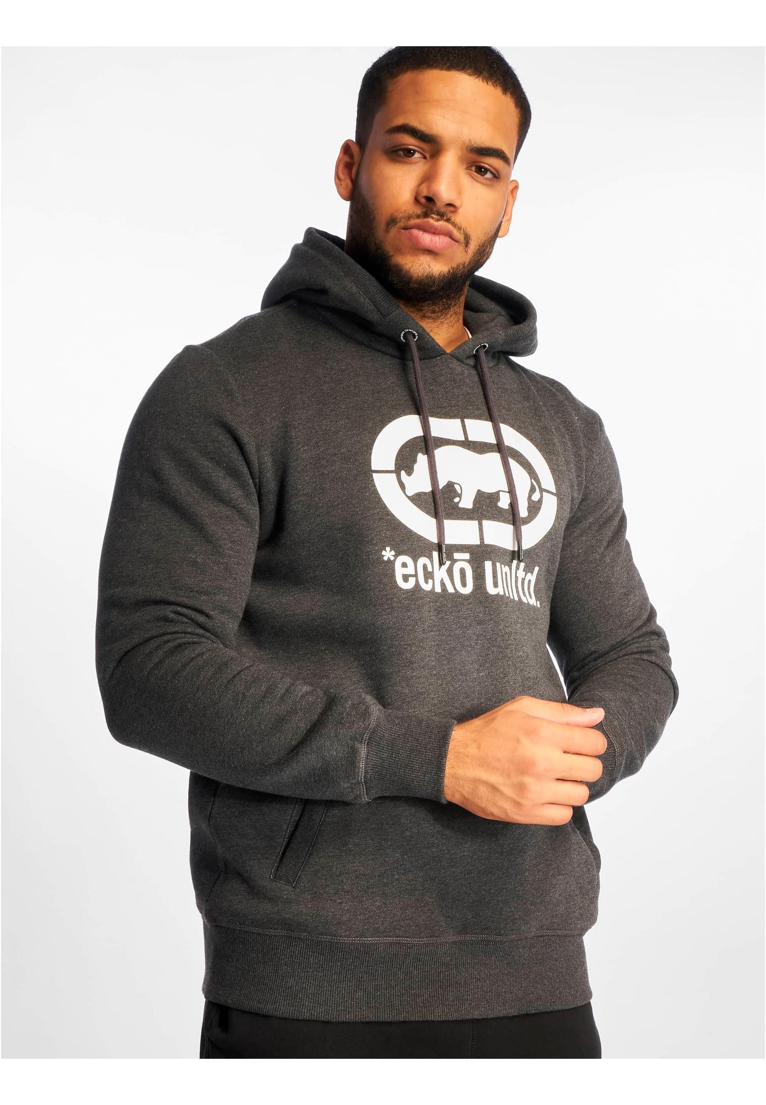 Ecko Unltd. Base Hoody grey im BAWRZ® One Stop Hip-Hop Shop