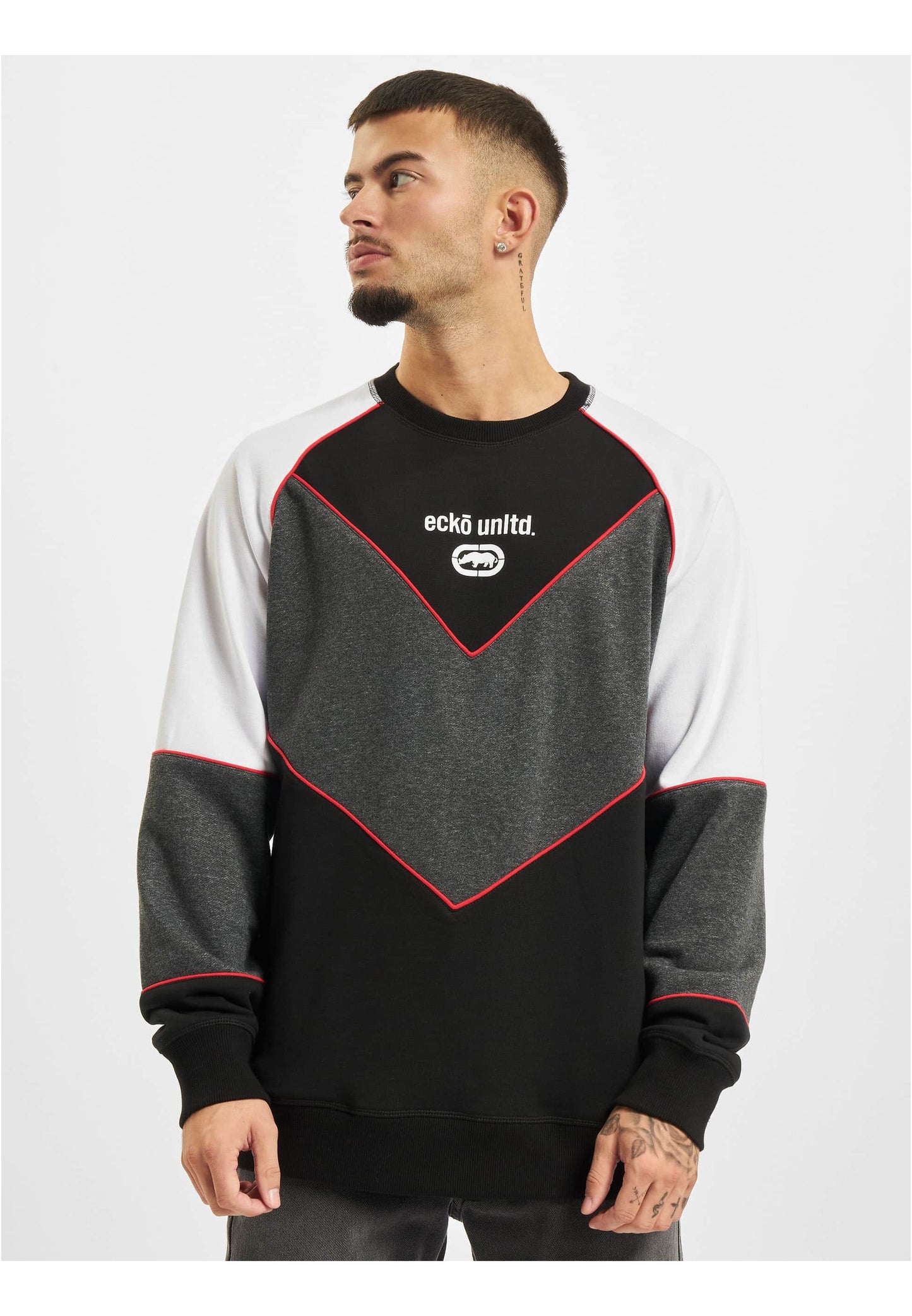 Ecko Unltd. Bendigo Crewneck black/anthracite/white im BAWRZ® One Stop Hip-Hop Shop