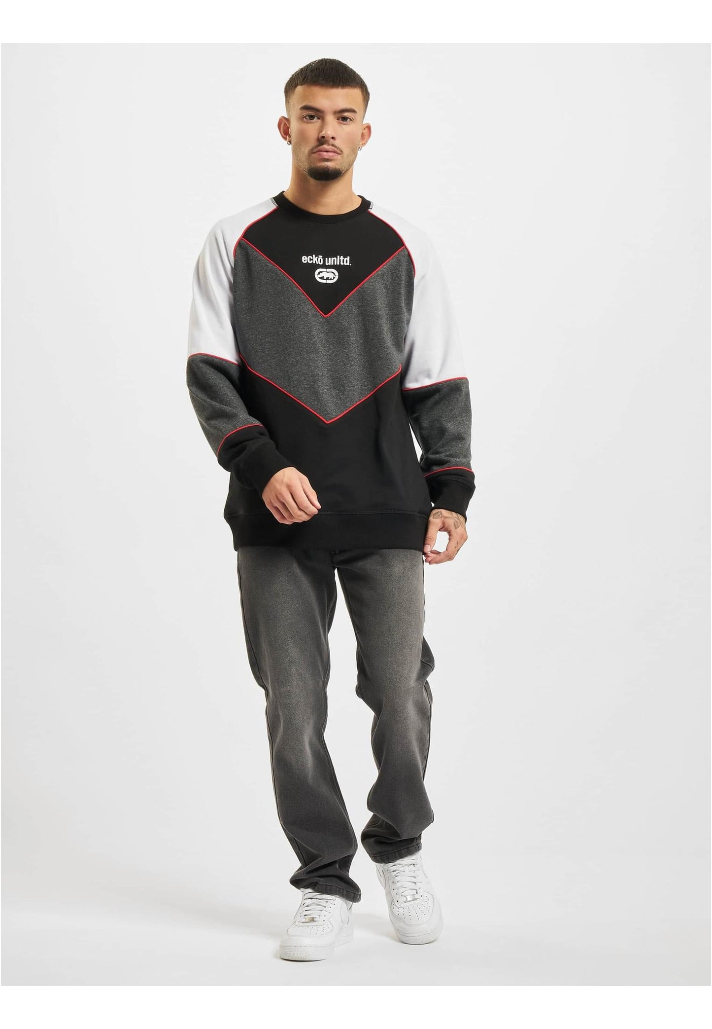 Ecko Unltd. Bendigo Crewneck black/anthracite/white im BAWRZ® One Stop Hip-Hop Shop