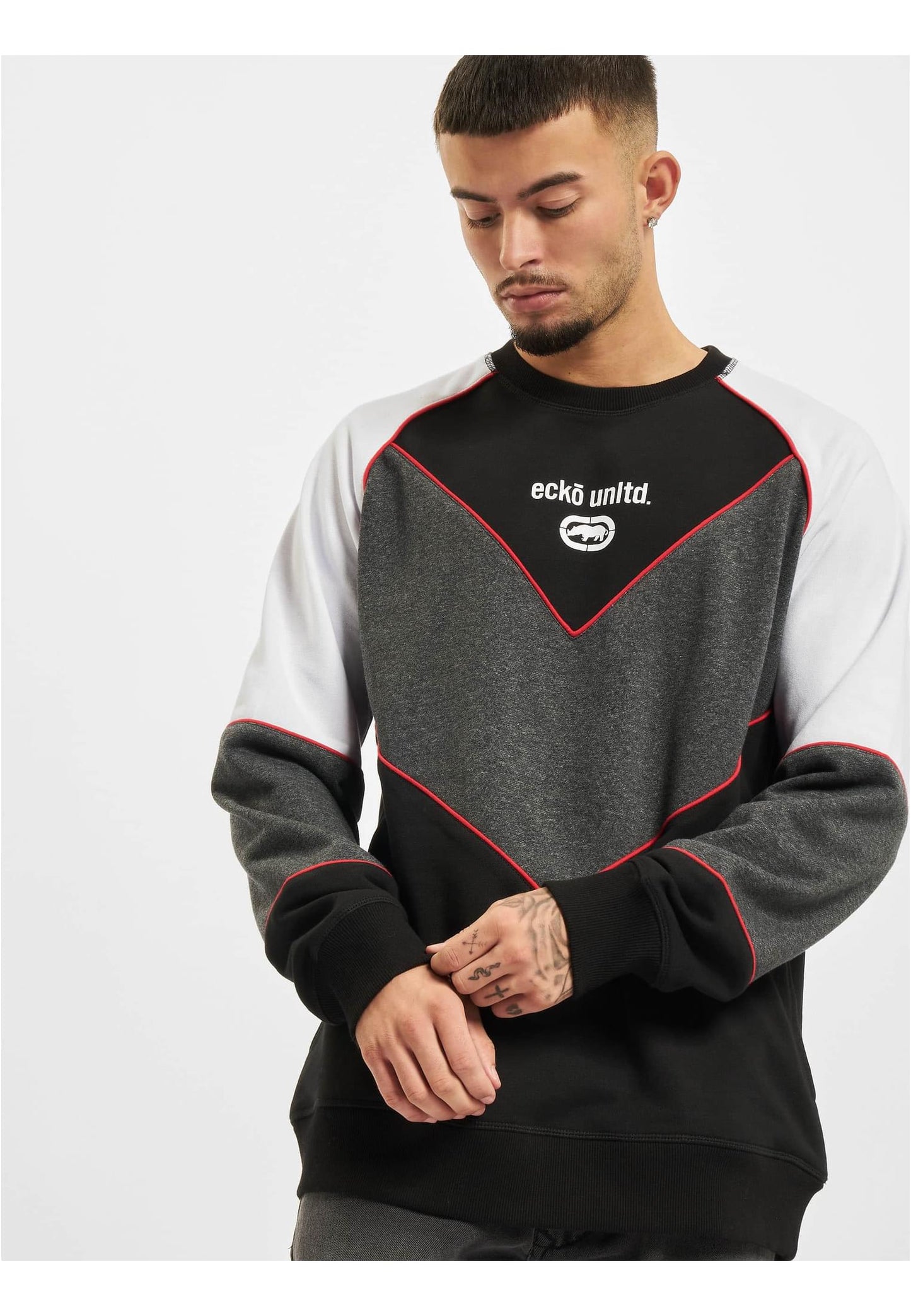 Ecko Unltd. Bendigo Crewneck black/anthracite/white im BAWRZ® One Stop Hip-Hop Shop