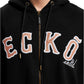 Ecko Unltd. Embroidery Zip Hoody black im BAWRZ® One Stop Hip-Hop Shop