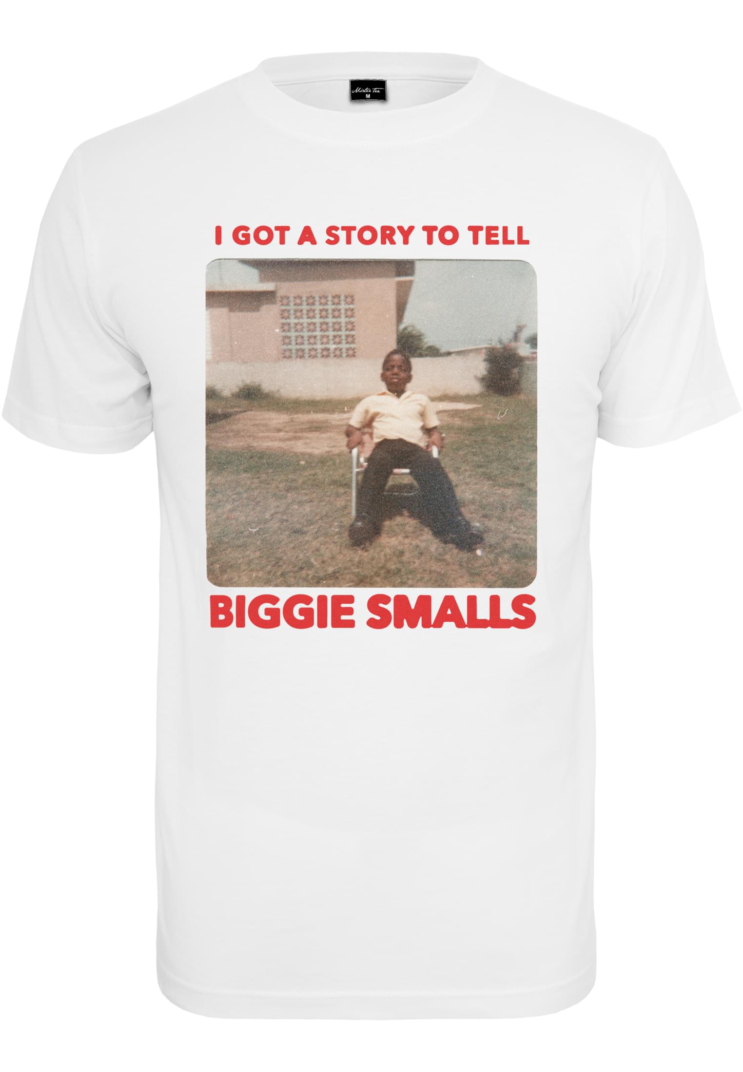 Mister Tee Biggie Smalls Old Photo T-Shirt white im BAWRZ® One Stop Hip-Hop Shop