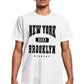 Mister Tee Brooklyn College Style T-Shirt white im BAWRZ® One Stop Hip-Hop Shop