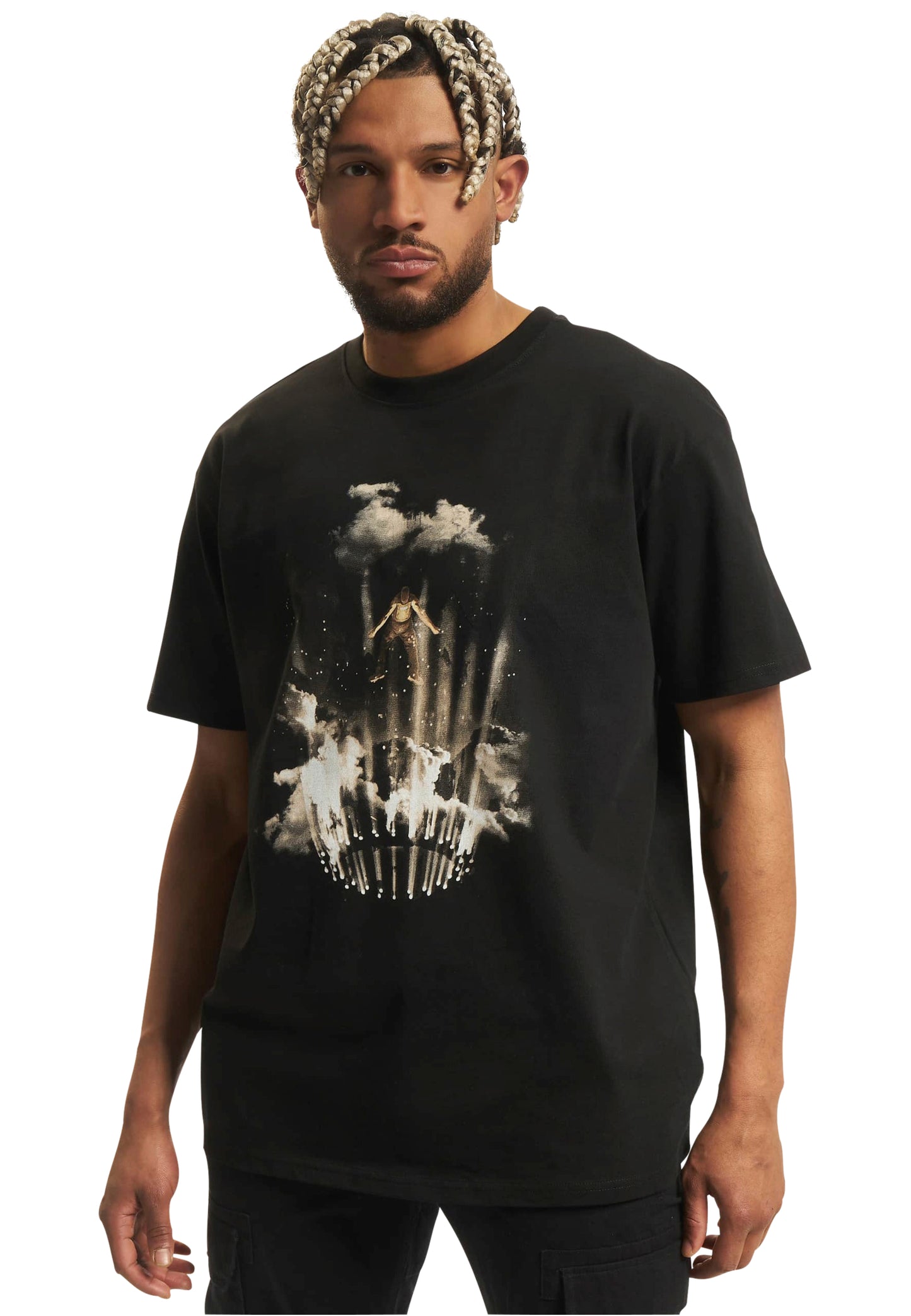 Upscale Studios Flashing Lights T-Shirt black im BAWRZ® One Stop Hip-Hop Shop