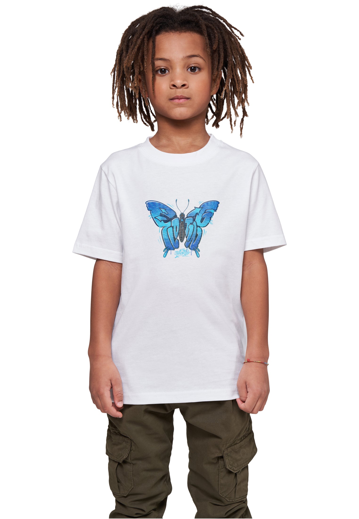 Mister Tee Kids Butterfly Floating T-Shirt white im BAWRZ® One Stop Hip-Hop Shop