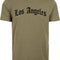 Mister Tee Los Angeles Wording T-Shirt olive im BAWRZ® One Stop Hip-Hop Shop