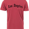 Mister Tee Los Angeles Wording T-Shirt ruby im BAWRZ® One Stop Hip-Hop Shop
