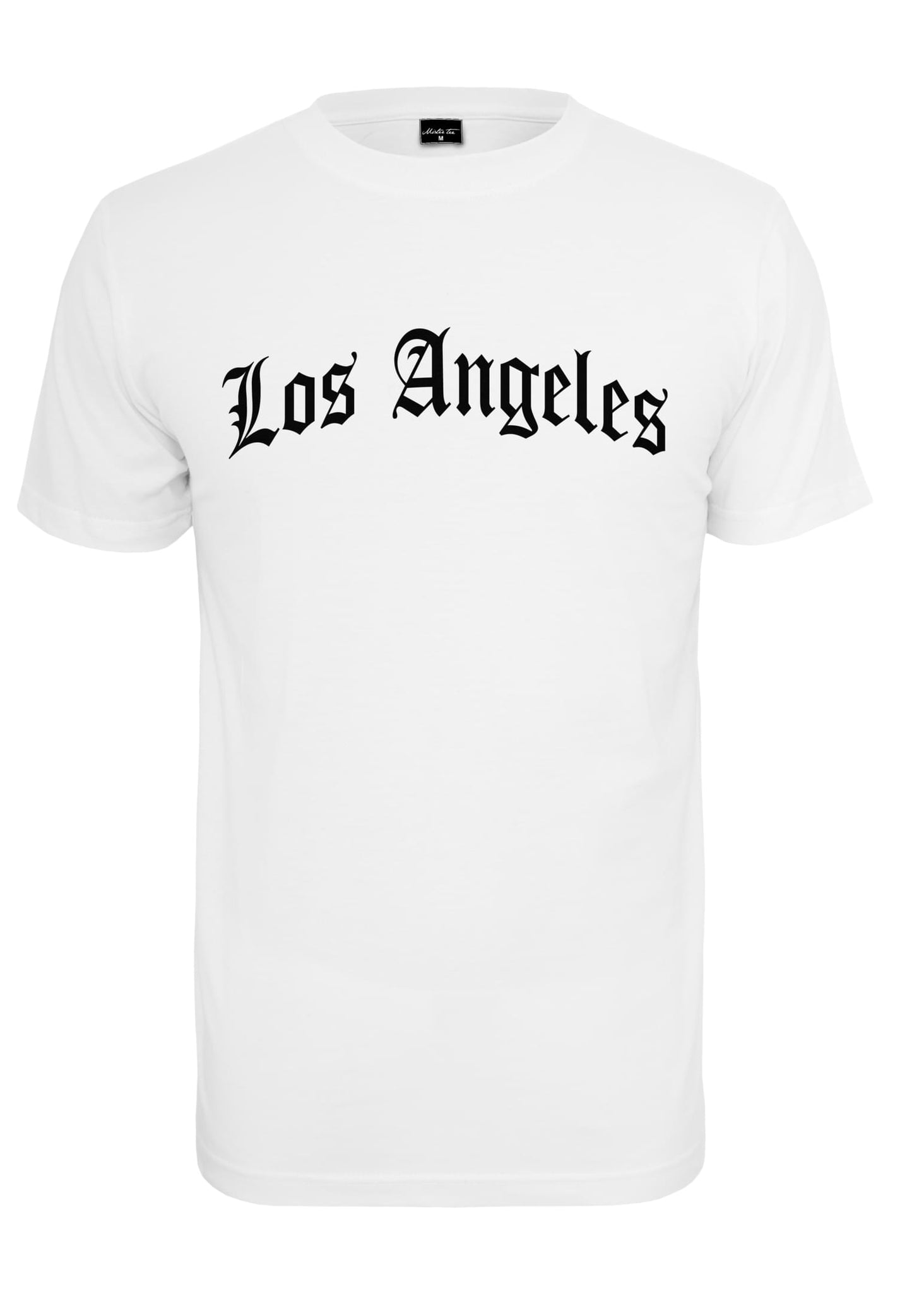 Mister Tee Los Angeles Wording T-Shirt white im BAWRZ® One Stop Hip-Hop Shop