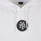 Mister Tee NY Patch Hoody white im BAWRZ® One Stop Hip-Hop Shop