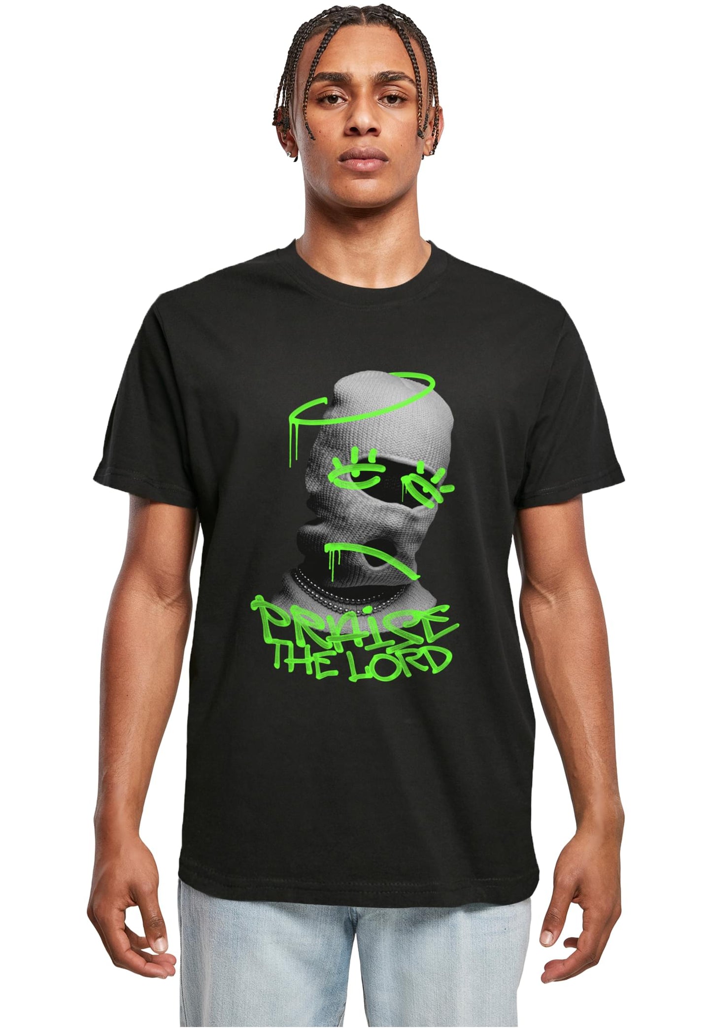 Mister Tee Praise The Lord T-Shirt black im BAWRZ® One Stop Hip-Hop Shop
