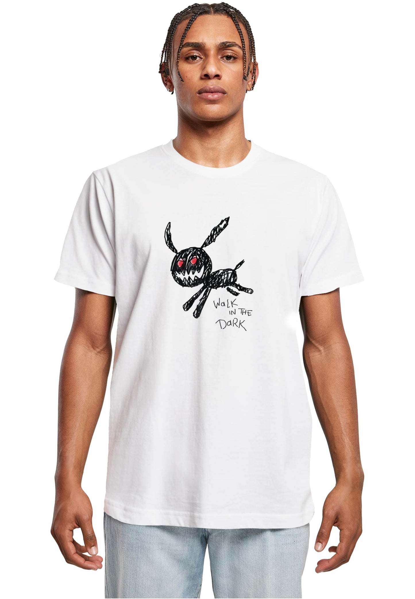 Mister Tee Walk In The Dark T-Shirt white im BAWRZ® One Stop Hip-Hop Shop