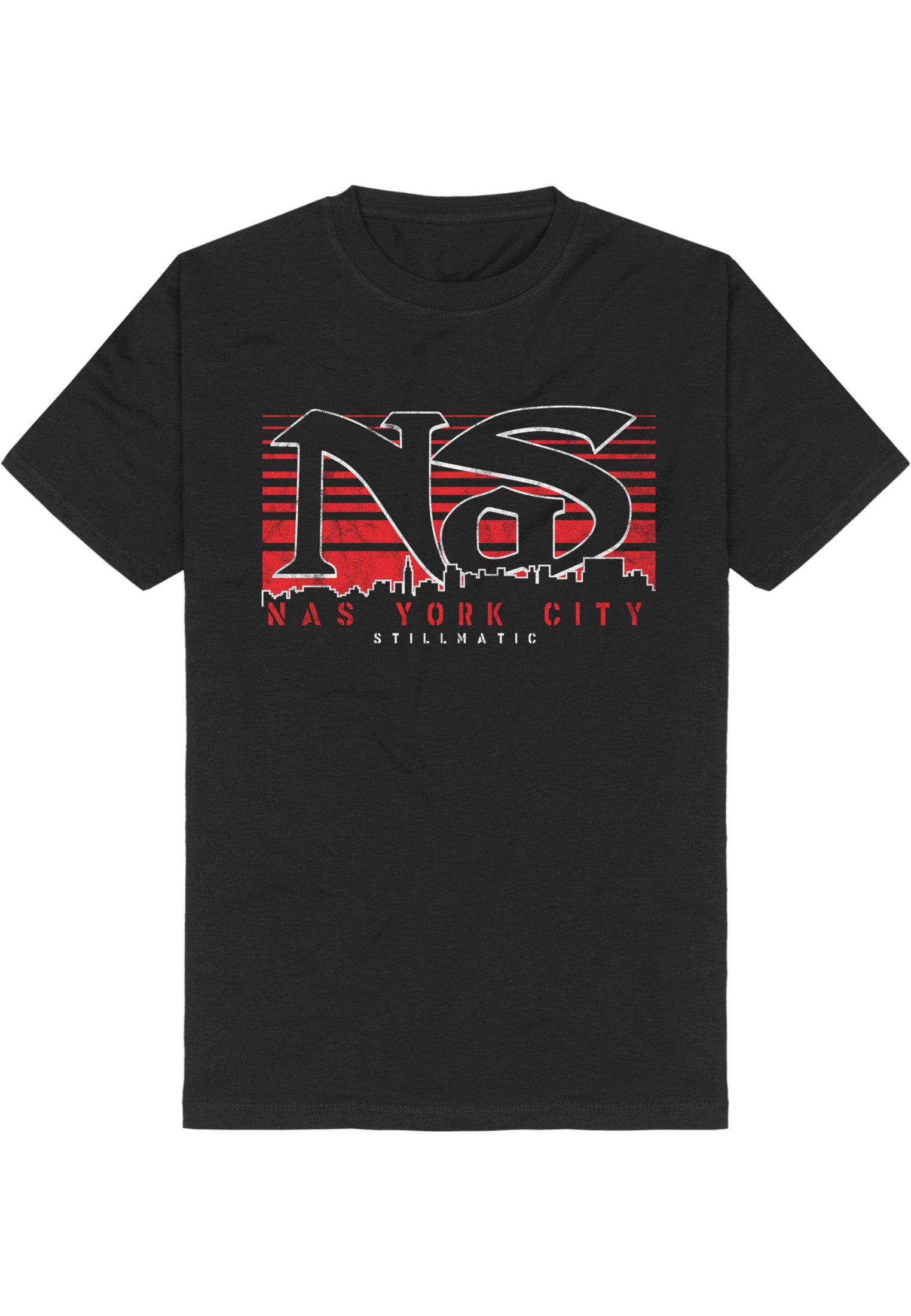 Nas Stillmatic Nas York City T-Shirt black im BAWRZ® One Stop Hip-Hop Shop
