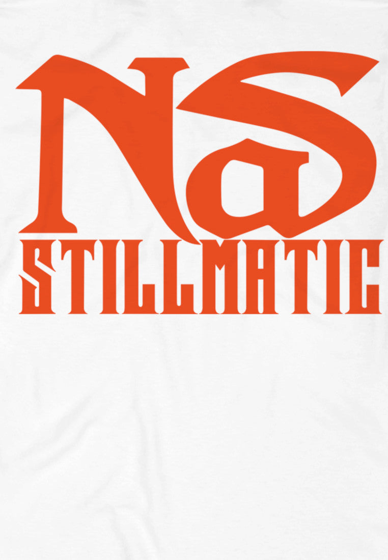 Nas Stillmatic Photo T-Shirt white im BAWRZ® One Stop Hip-Hop Shop