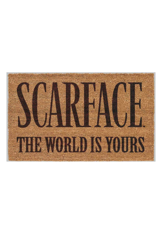 SD Toys Scarface The World Is Yours Fußmatte 40 x 60 cm im BAWRZ® One Stop Hip-Hop Shop