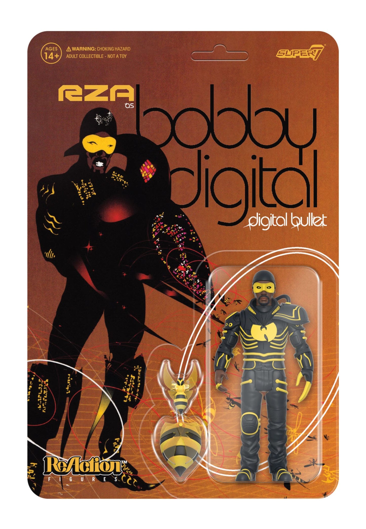 Super7 Bobby Digital ReAction RZA Digital Bullet 10 cm im BAWRZ® One Stop Hip-Hop Shop