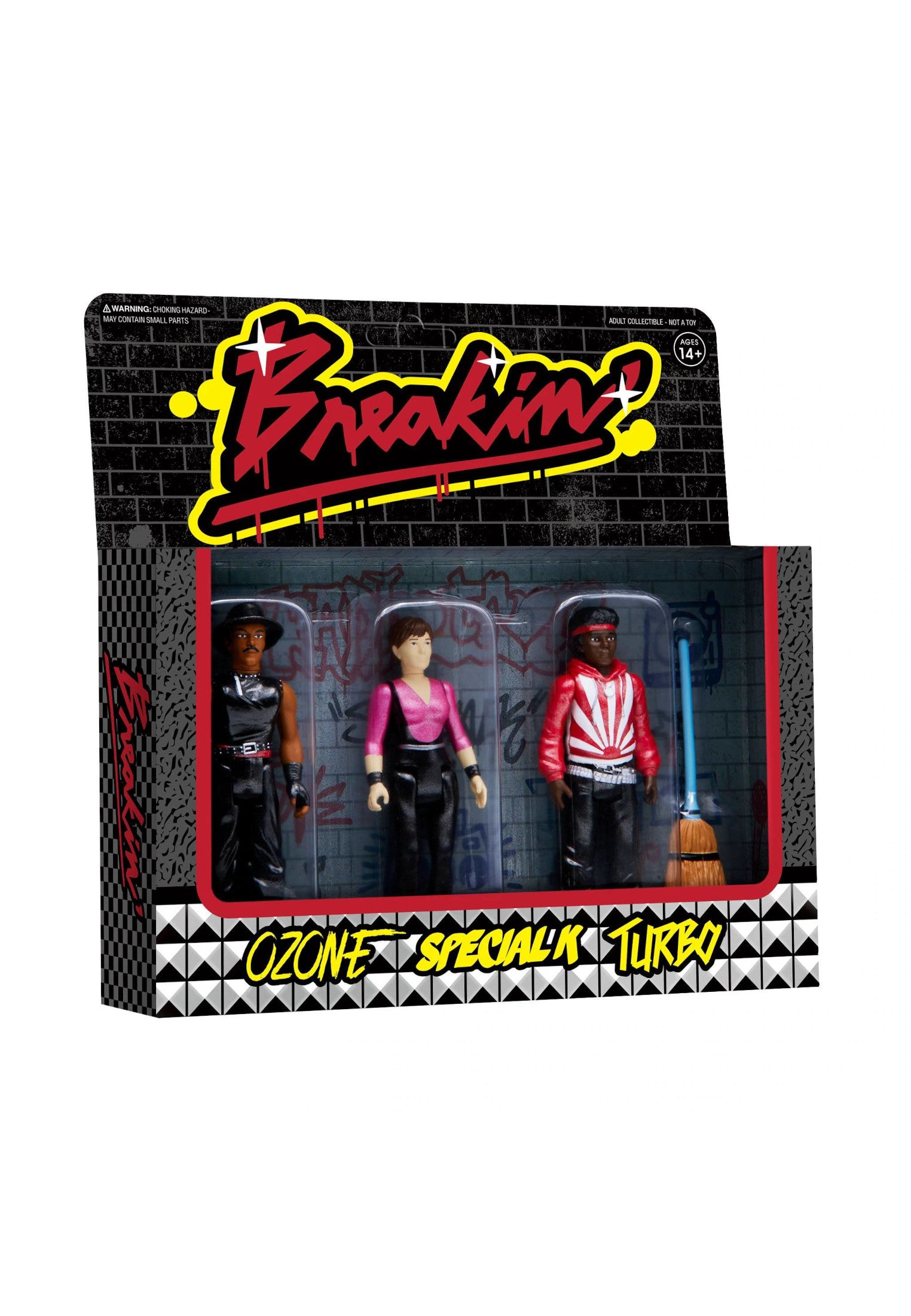 Super7 Breakin ReAction 3er-Pack Metallic Boombox 10 cm im BAWRZ® One Stop Hip-Hop Shop