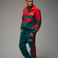 Unkl Drop Out Track Suit red/green im BAWRZ® One Stop Hip-Hop Shop