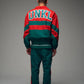 Unkl Drop Out Track Suit red/green im BAWRZ® One Stop Hip-Hop Shop