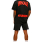 Upscale Studios Death Knight Oversize T-Shirt black im BAWRZ® One Stop Hip-Hop Shop