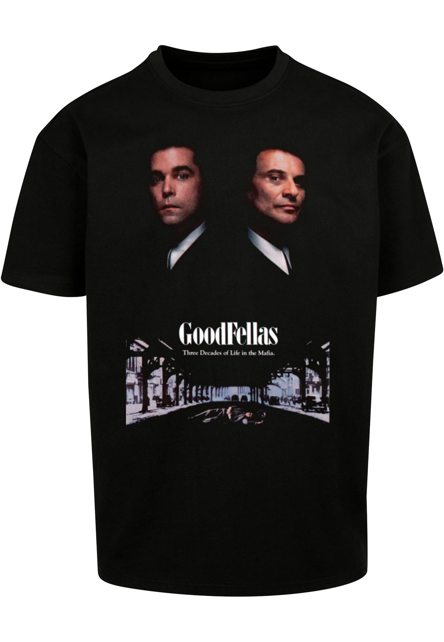 Upscale Studios Goodfellas Poster Oversize T-Shirt black im BAWRZ® One Stop Hip-Hop Shop