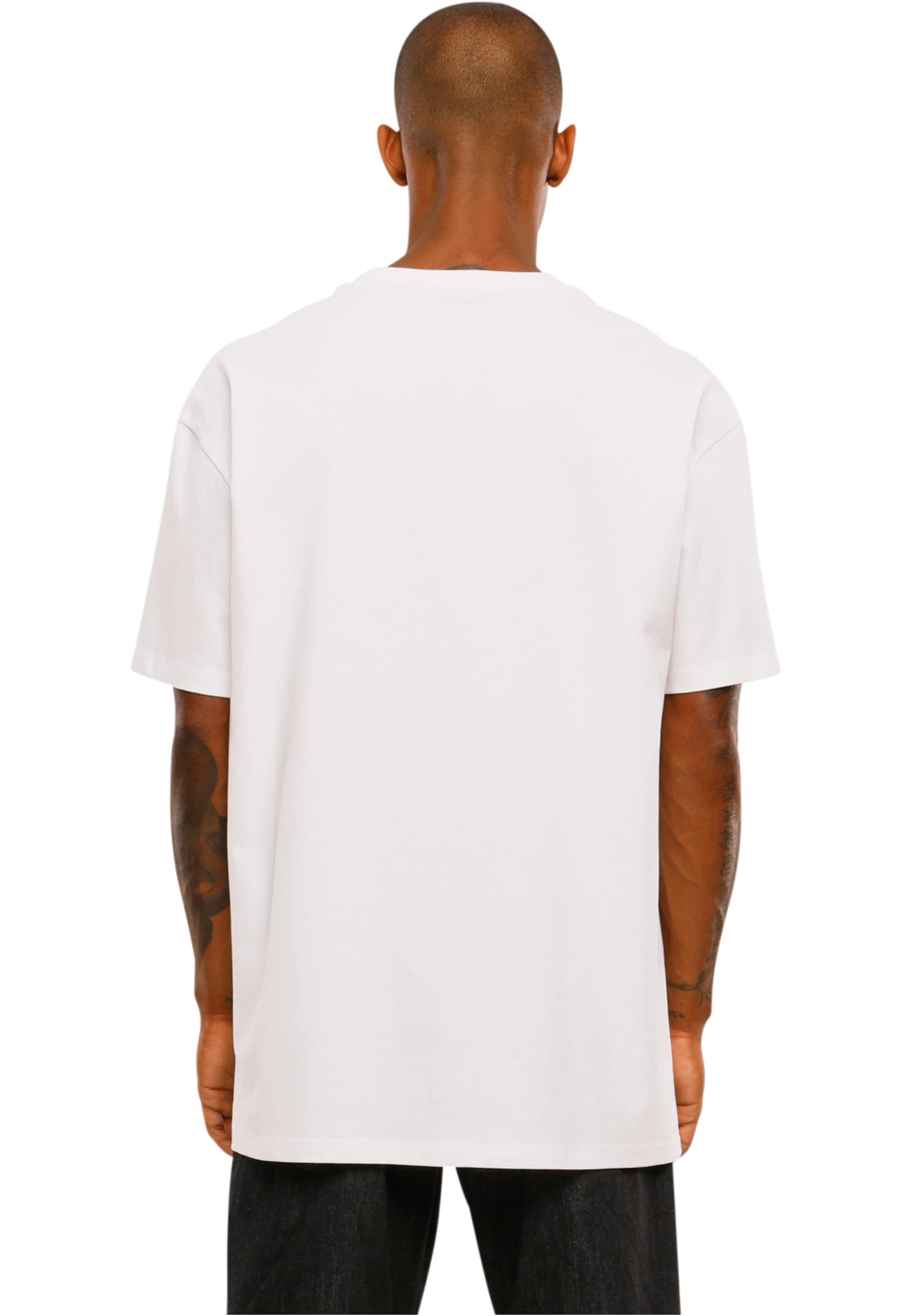 Upscale Studios Hey! My Name Is Oversize T-Shirt white im BAWRZ® One Stop Hip-Hop Shop
