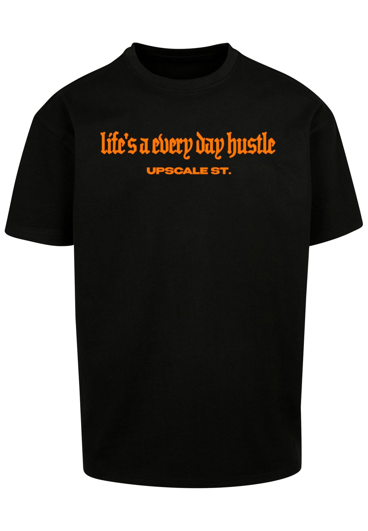 Upscale Studios Hustle Oversize T-Shirt black im BAWRZ® One Stop Hip-Hop Shop