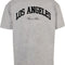 Upscale Studios L.A. College Oversize T-Shirt grey im BAWRZ® One Stop Hip-Hop Shop