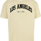 Upscale Studios L.A. College Oversize T-Shirt softyellow im BAWRZ® One Stop Hip-Hop Shop