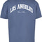 Upscale Studios L.A. College Oversize T-Shirt vintageblue im BAWRZ® One Stop Hip-Hop Shop