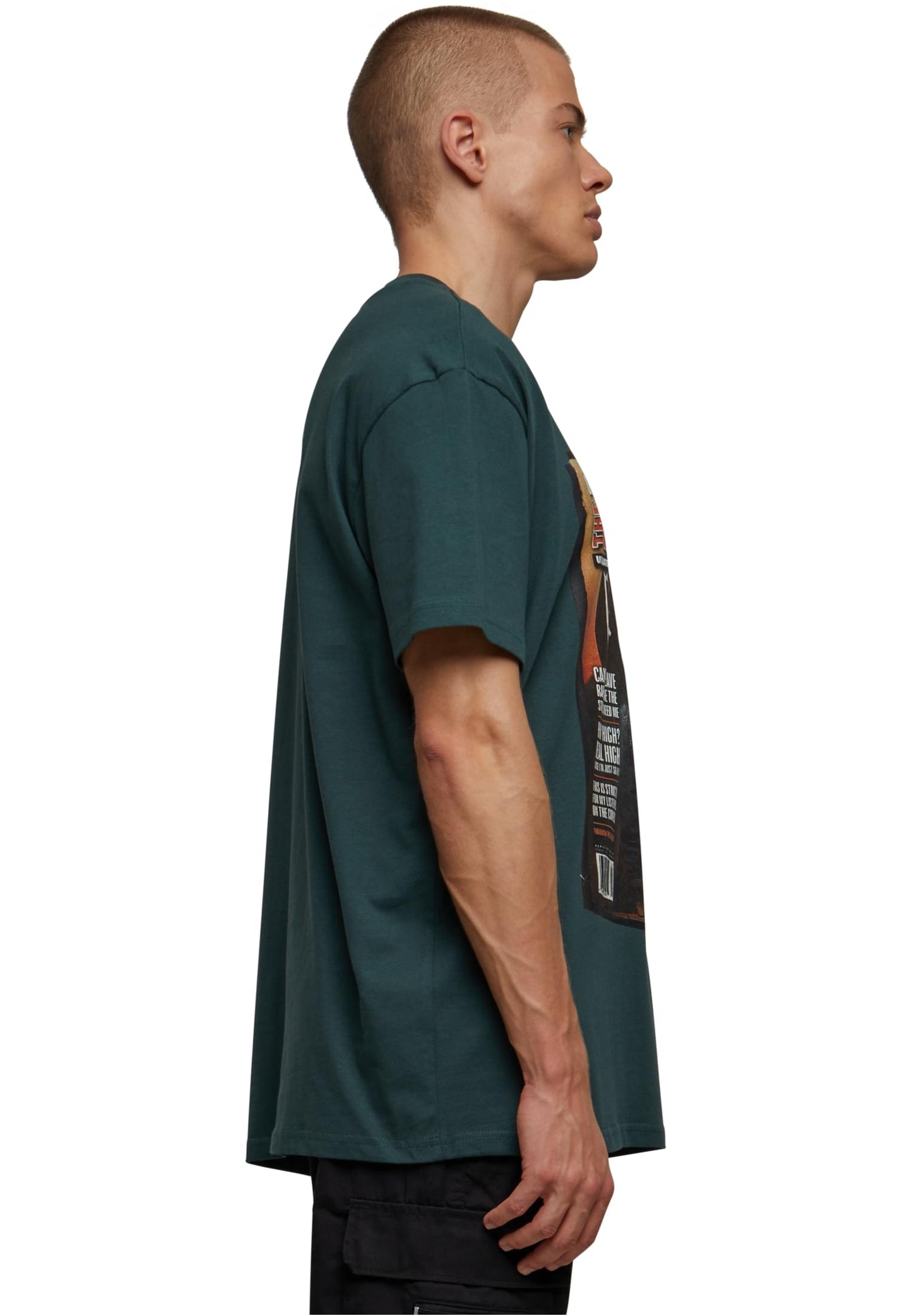 Upscale Studios Magazine Oversize T-Shirt bottlegreen im BAWRZ® One Stop Hip-Hop Shop