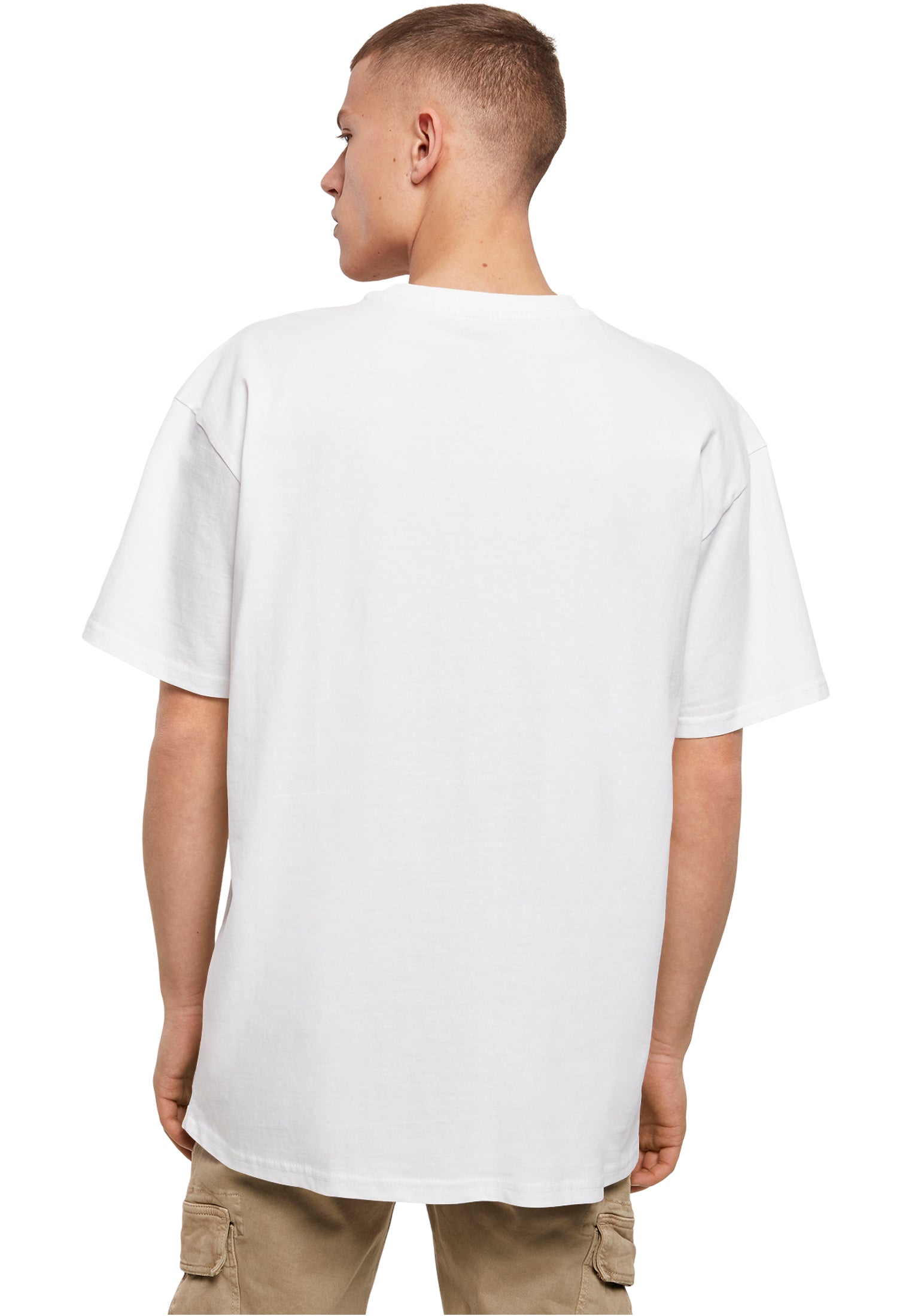 Upscale Studios New York College Oversize T-Shirt white im BAWRZ® One Stop Hip-Hop Shop