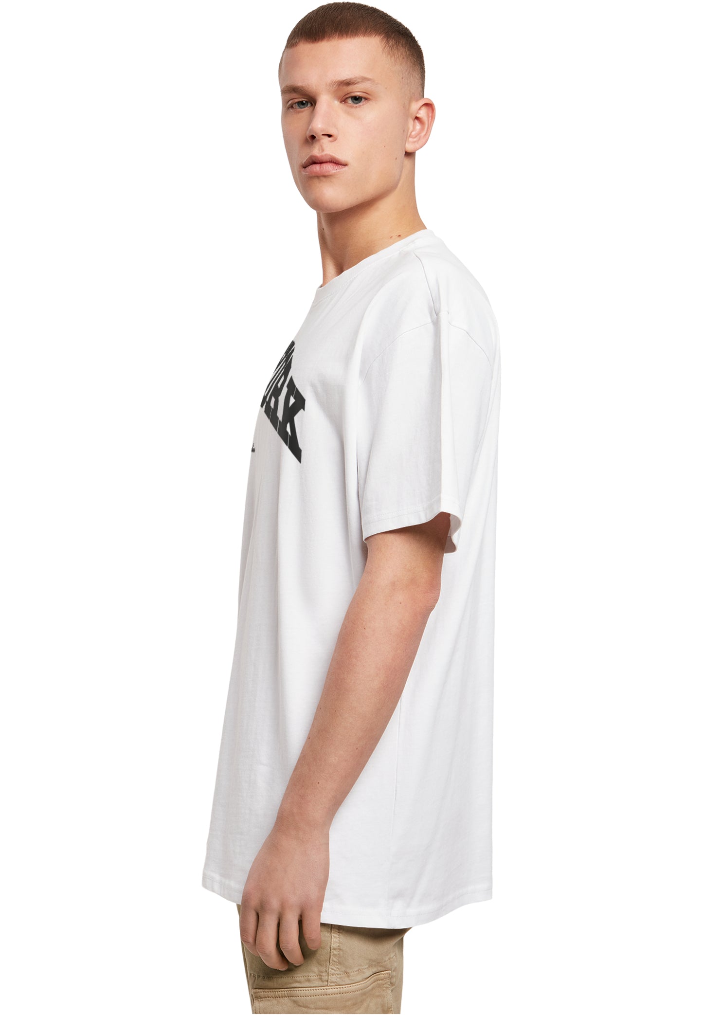 Upscale Studios New York College Oversize T-Shirt white im BAWRZ® One Stop Hip-Hop Shop