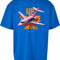Upscale Studios Up to the Sky Oversize T-Shirt cobalt blue im BAWRZ® One Stop Hip-Hop Shop