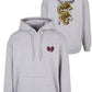 Wu Wear Wu-Tang Clan Dragon Hoody heather grey im BAWRZ® One Stop Hip-Hop Shop