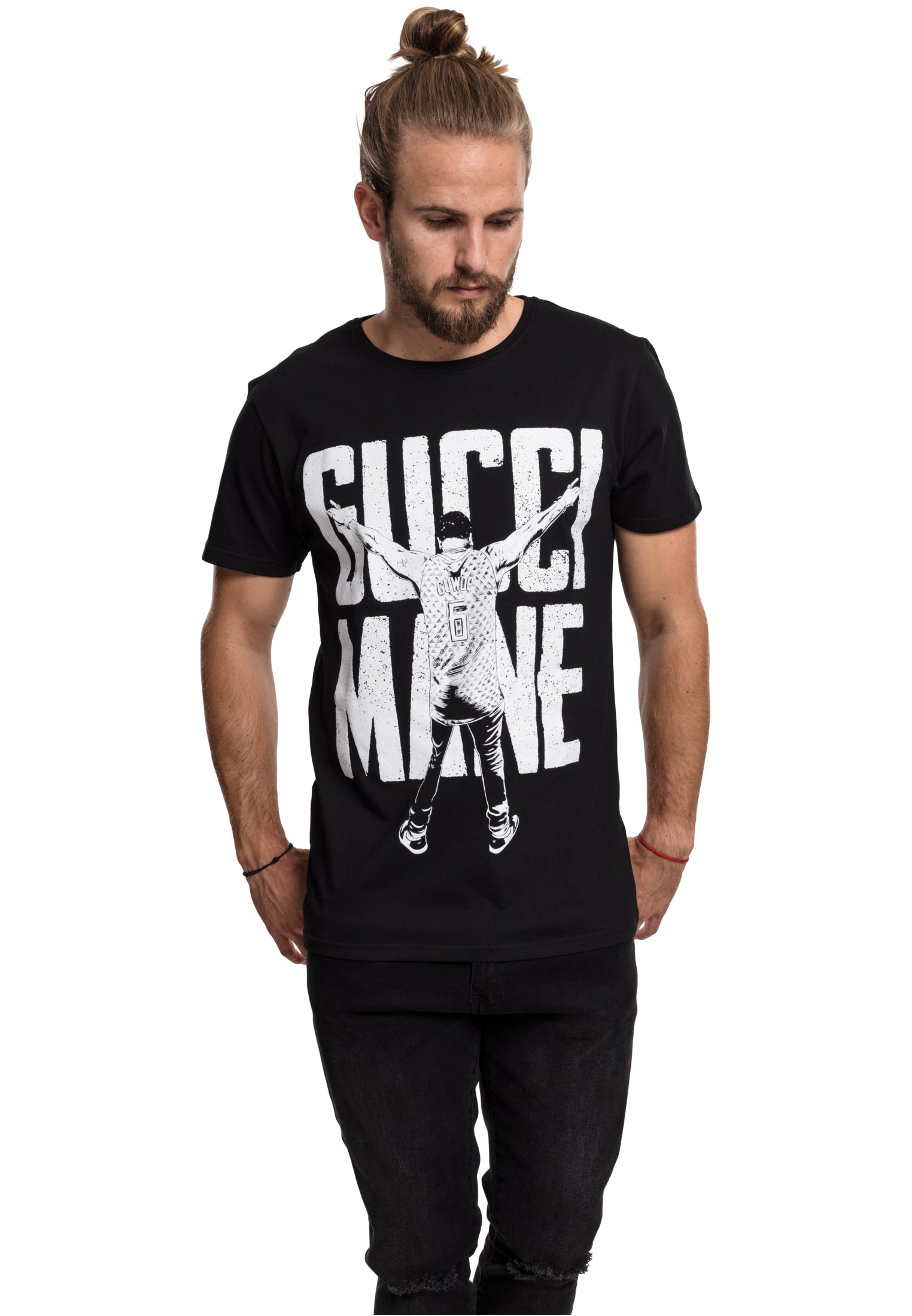 Merchcode Gucci Mane Guwop Stance T-Shirt black im BAWRZ® One Stop Hip-Hop Shop