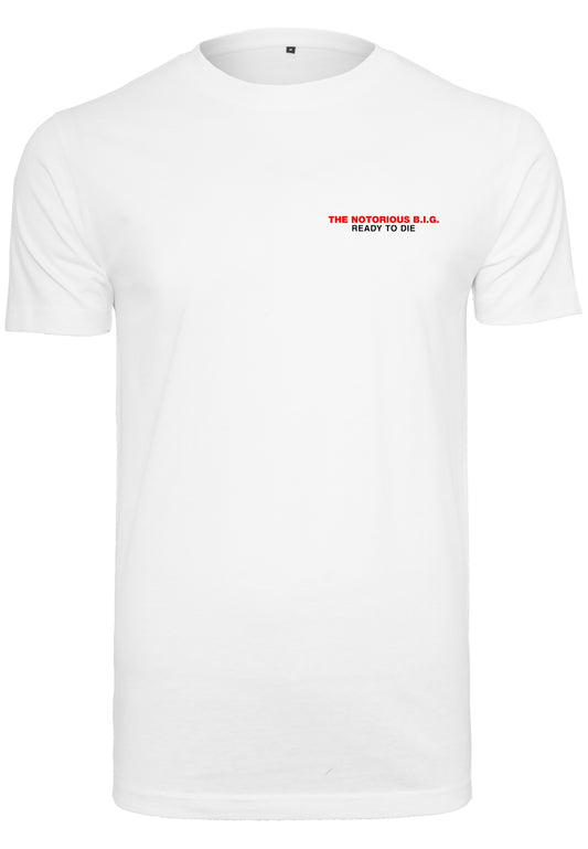 Mister Tee Biggie Smalls Ready To Die Tracklist T-Shirt white im BAWRZ® One Stop Hip-Hop Shop