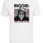 Mister Tee Biggie Smalls Crown T-Shirt white im BAWRZ® One Stop Hip-Hop Shop