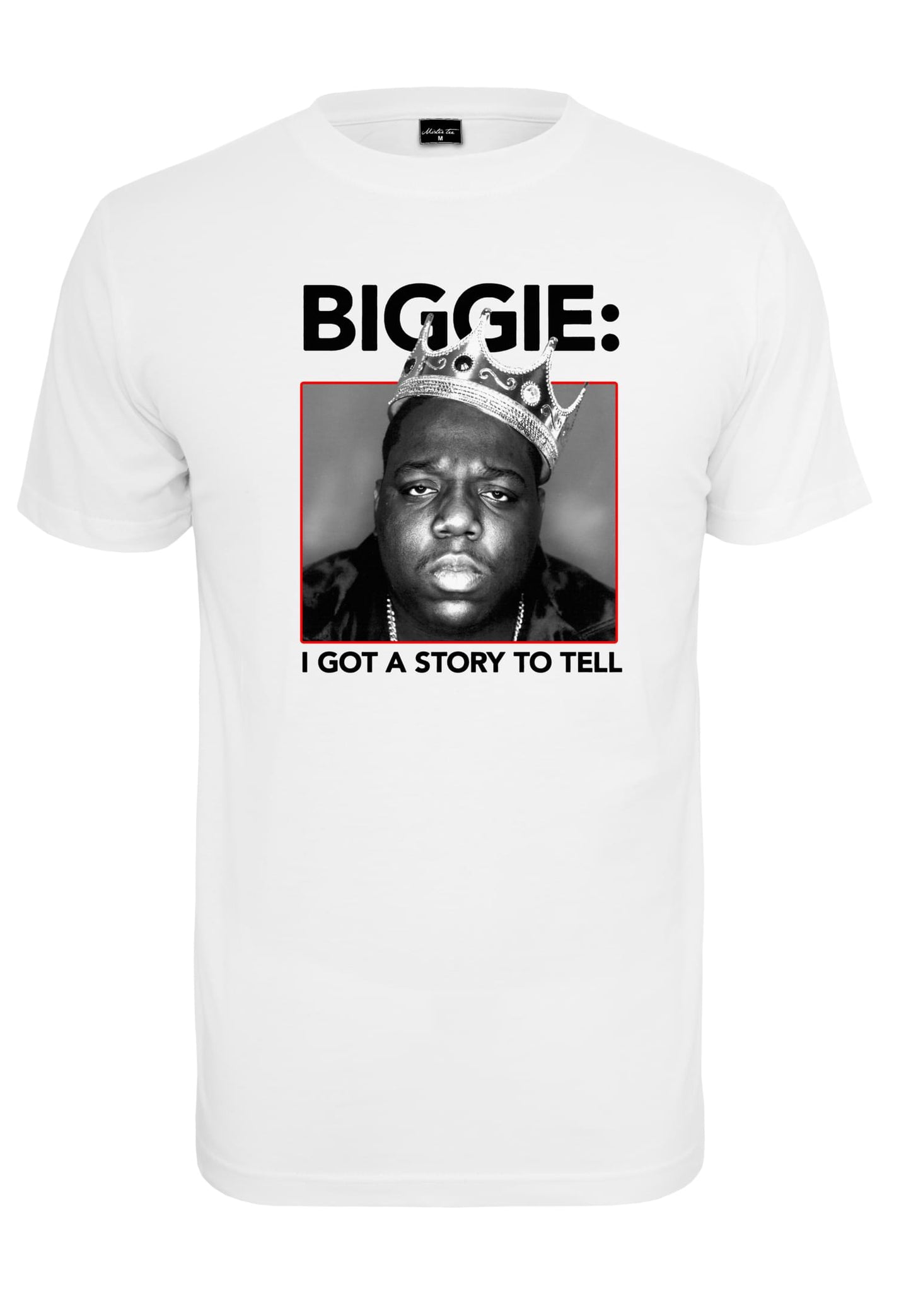 Mister Tee Biggie Smalls Crown T-Shirt white im BAWRZ® One Stop Hip-Hop Shop