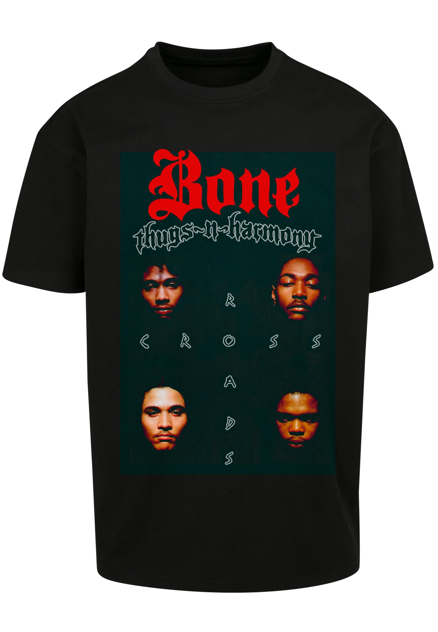 Mister Tee Bone-Thugs-N-Harmony Crossroads Oversize T-Shirt black im BAWRZ® One Stop Hip-Hop Shop