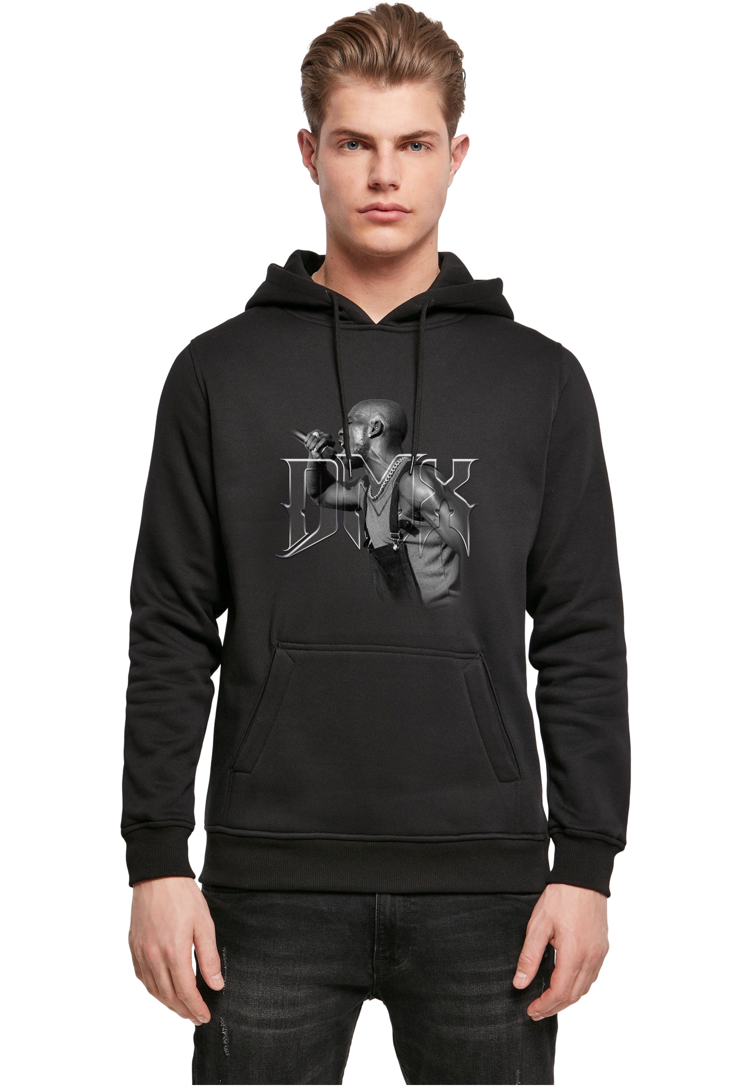 Mister Tee DMX Mic Hoody black im BAWRZ® One Stop Hip-Hop Shop