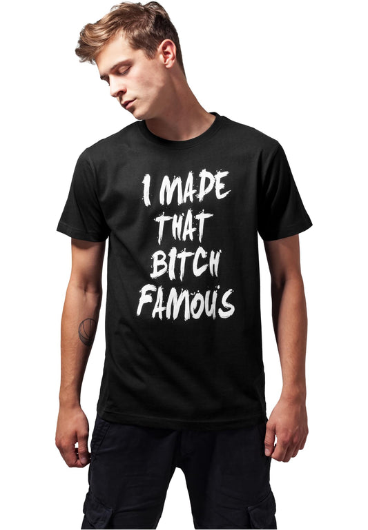 Mister Tee Famous T-Shirt black im BAWRZ® One Stop Hip-Hop Shop