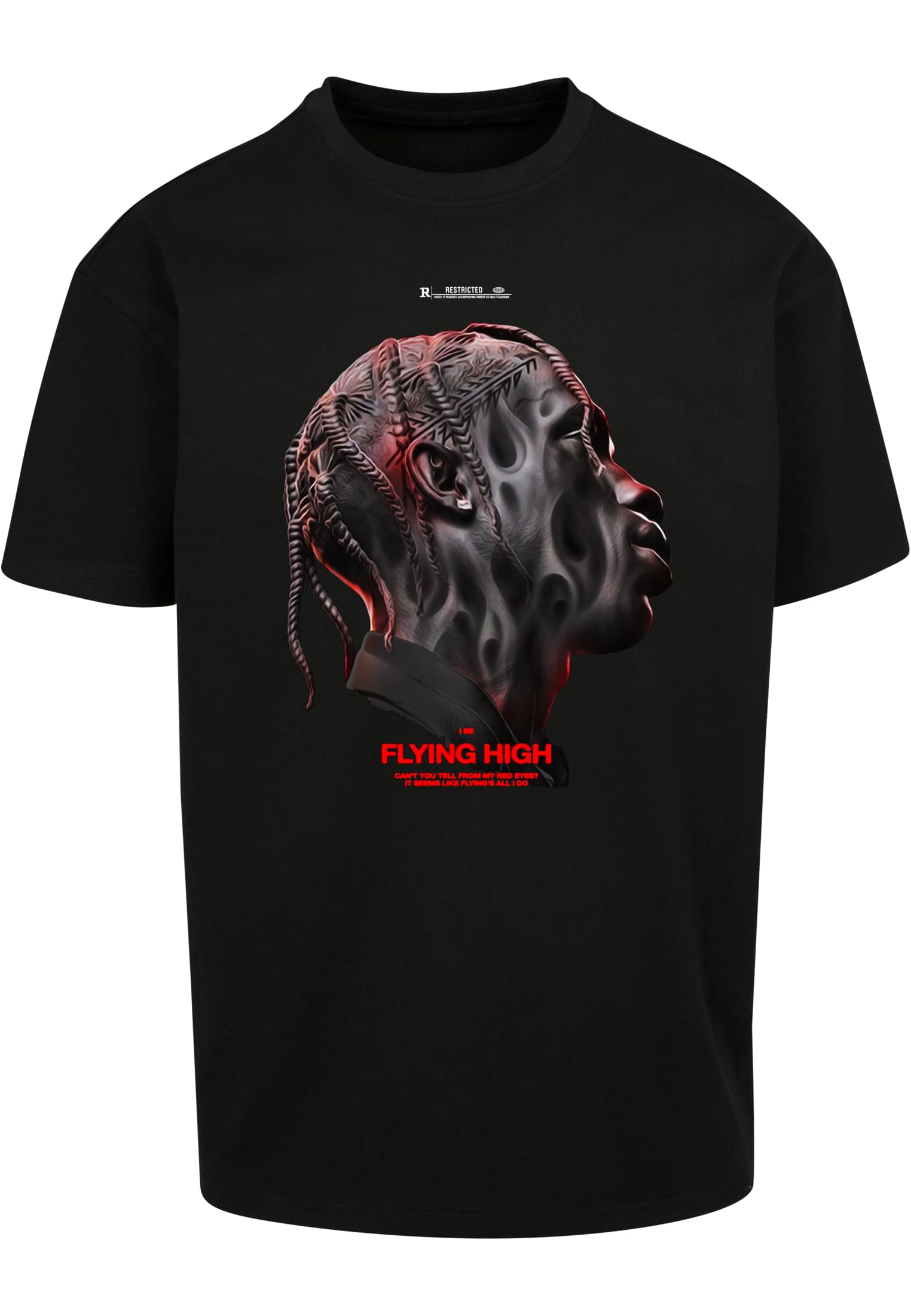 Upscale Studios Flying High Oversize T-Shirt black im BAWRZ® One Stop Hip-Hop Shop