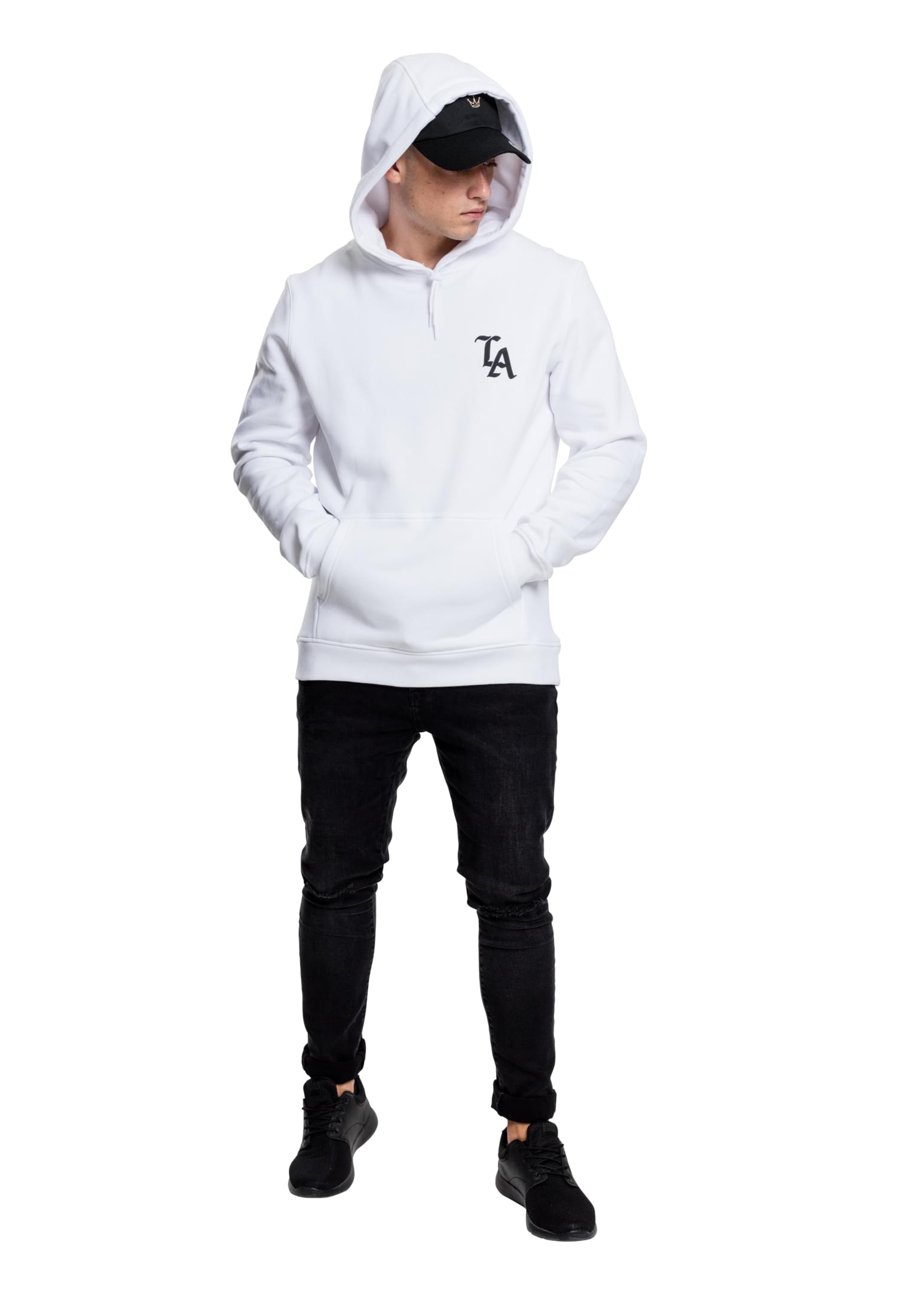 Mister Tee LA Hoody white im BAWRZ® One Stop Hip-Hop Shop