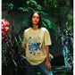 Upscale Studios Psychadelic Oversize T-Shirt softyellow im BAWRZ® One Stop Hip-Hop Shop