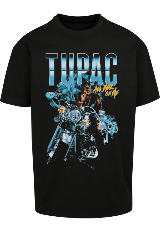 Mister Tee Tupac Shakur All Eyez On Me Anniversary Oversize T-Shirt black im BAWRZ® One Stop Hip-Hop Shop