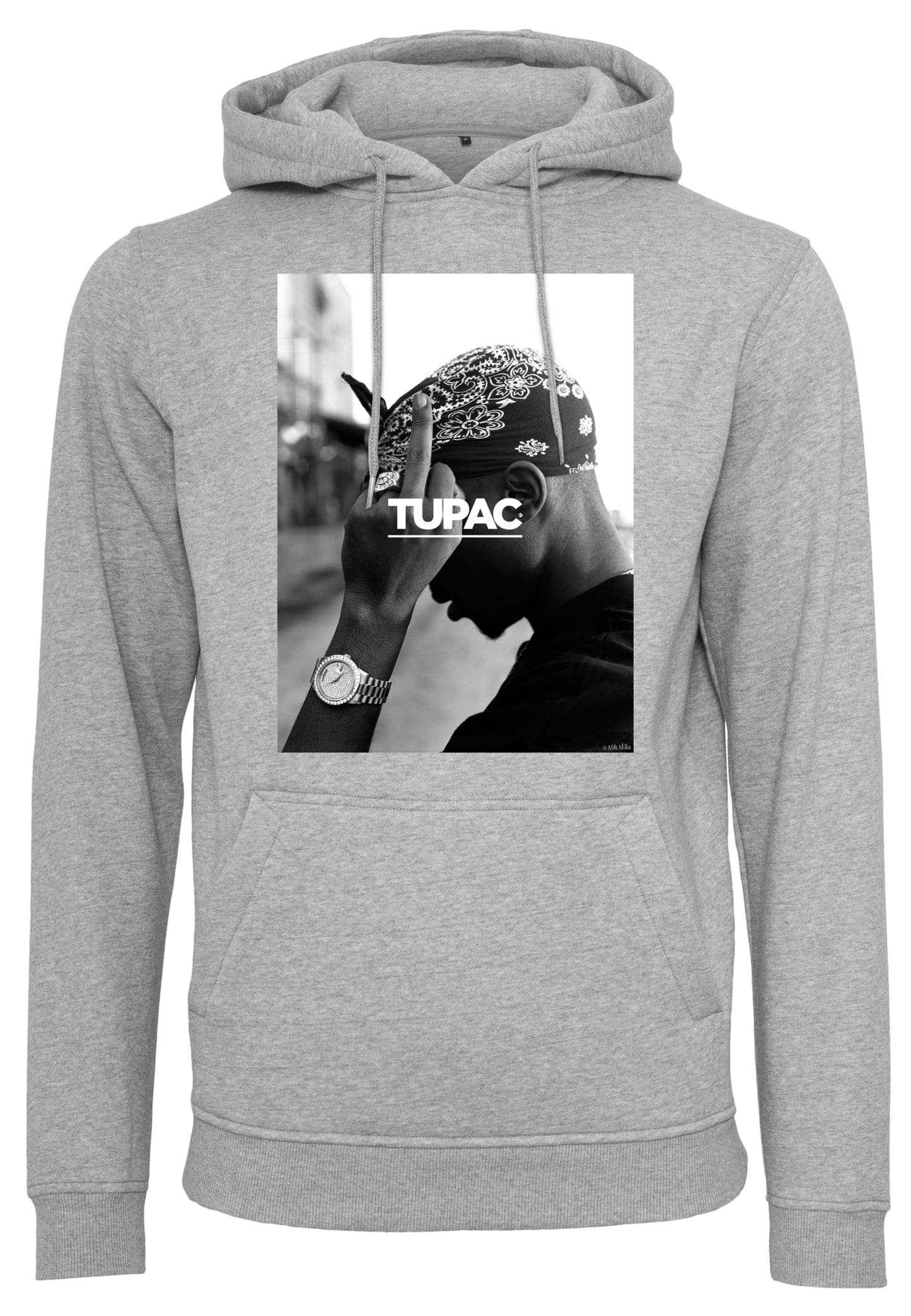 Mister Tee Tupac Shakur F*ck the World Hoody heather grey im BAWRZ® One Stop Hip-Hop Shop