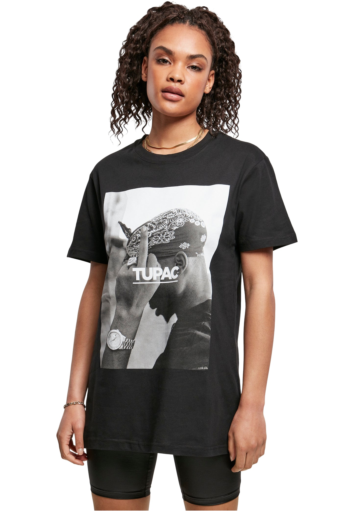 Mister Tee Ladies Tupac Shakur F*ck The World T-Shirt black im BAWRZ® One Stop Hip-Hop Shop