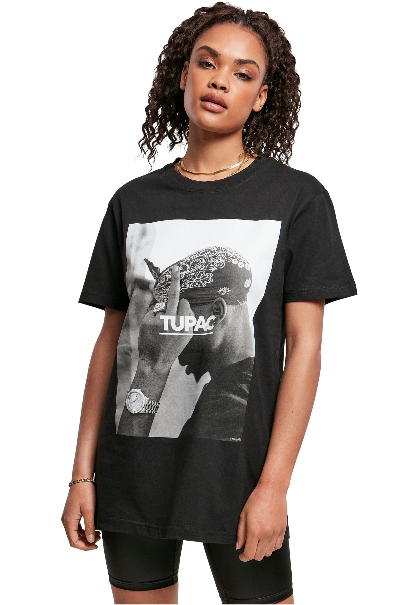 Mister Tee Ladies Tupac Shakur F*ck The World T-Shirt black im BAWRZ® One Stop Hip-Hop Shop