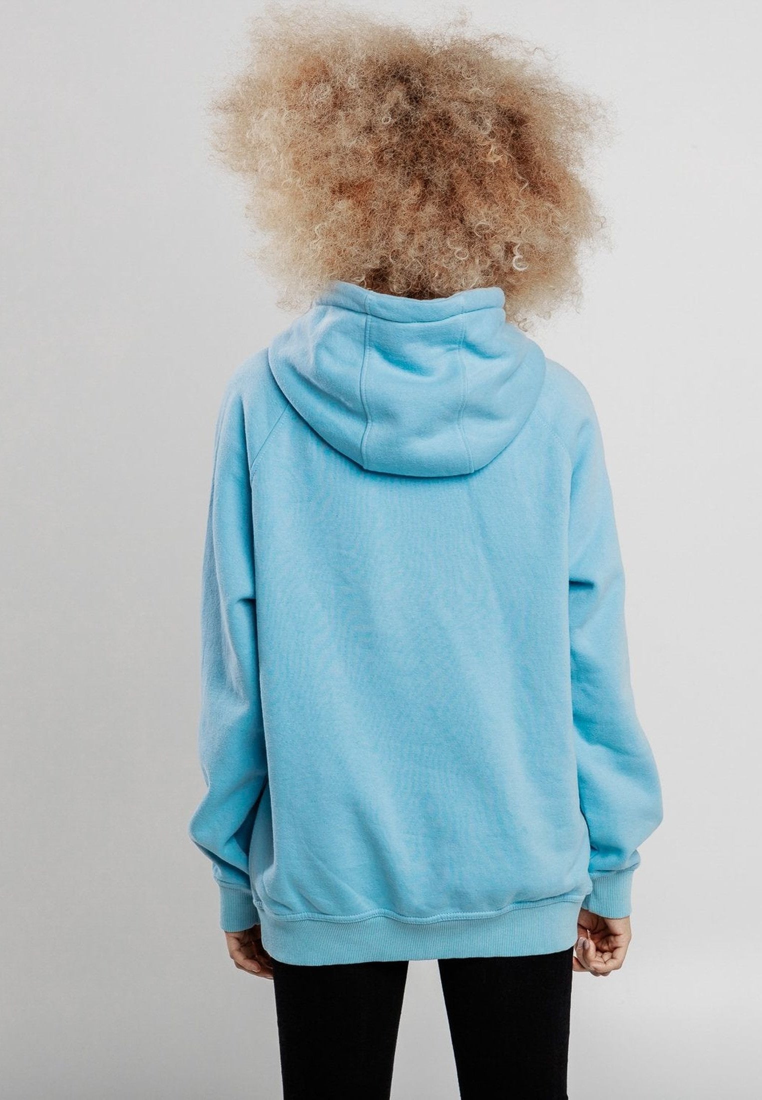 Unkl Classics Signature Plain Hoodie baby blue im BAWRZ® One Stop Hip-Hop Shop